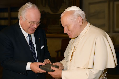 gebo blog foto spadolini con woytila